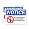 Signmission No Trespassing Authorized Personnel OSHA Notice Sign, Plastic, 10in W x 7in L, 2PK OS-2PACK-NS-P-710-L-14910 - alternate 1